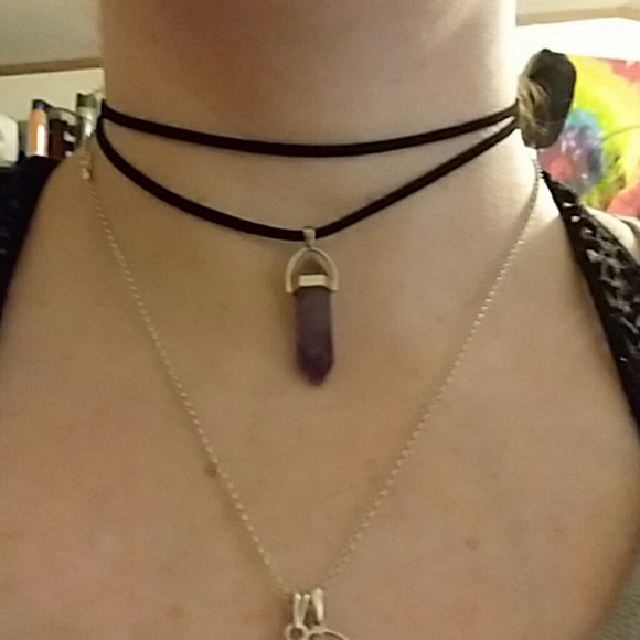Double choker - Amethyst - Picture 5 of 5